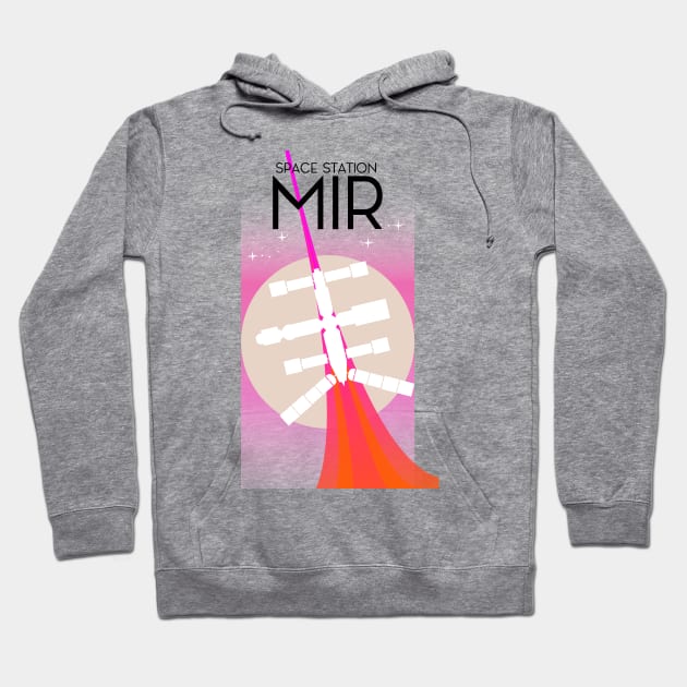 Space Station MIR Hoodie by nickemporium1